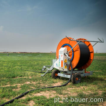 sistema de irrigação de carretel de mangueira agrícola com irrigação automática